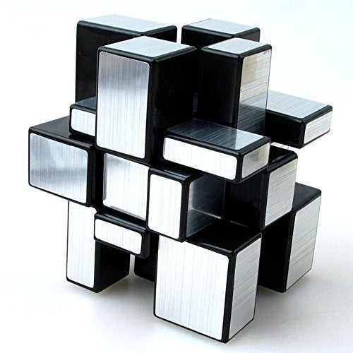 أهيوان AHYUAN 3x3x3 مرآة مكعب Dysmorphism ماجيك سرعة مكعب الفضة ثلاثية الأبعاد لغز مكعب للأطفال الألغاز اليد للبالغين - Image 5